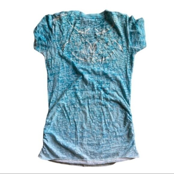 Cruel girl T shirt size medium blue burnout - Picture 6 of 7